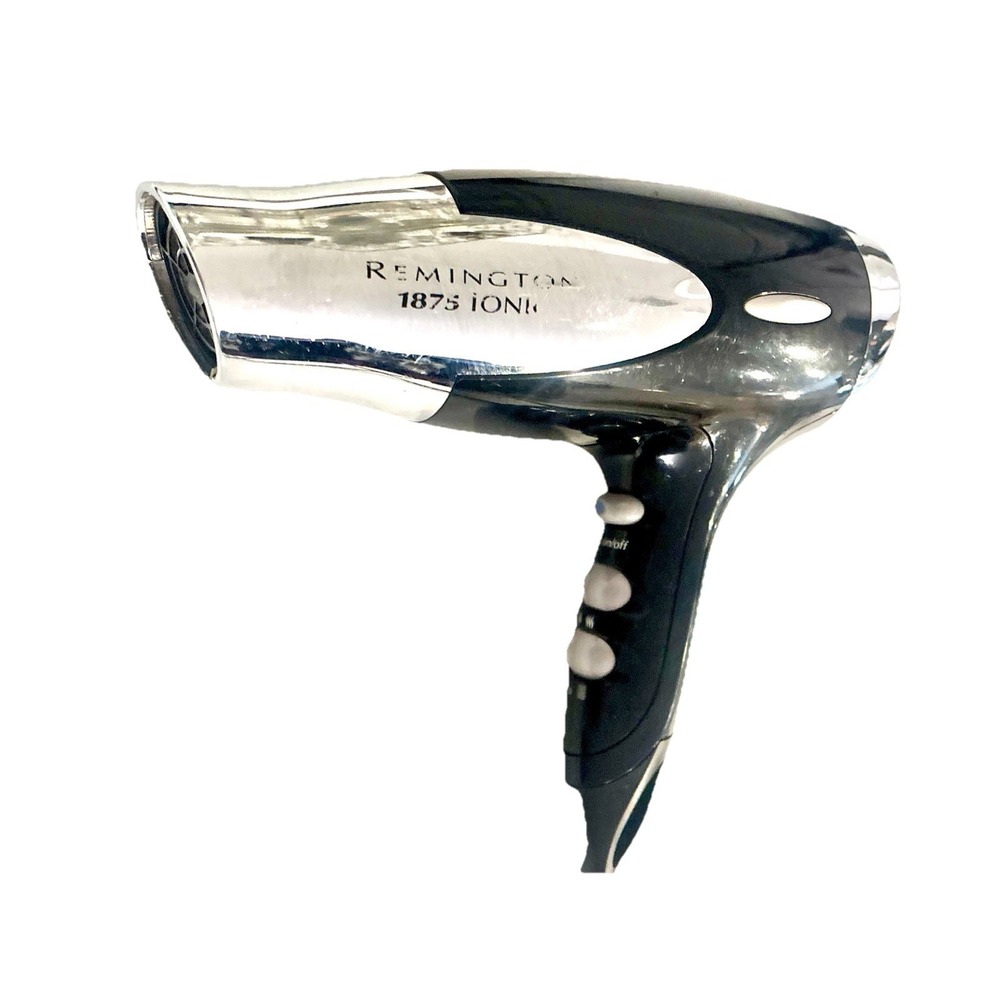 Remington Model D-3510 1875W IONIC 125V Tested Chrome Hairdryer‎ Blow Dryer